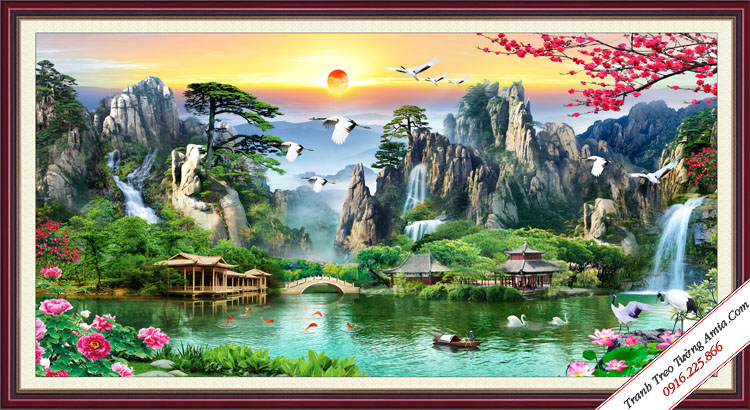 1000++ Bức Tranh Phong Cảnh Trung Quốc Đẹp Như Tranh Vẽ !